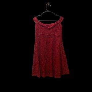 Meaneor Lace Off Shoulder Summer A Line Swing Cocktail Party Dress